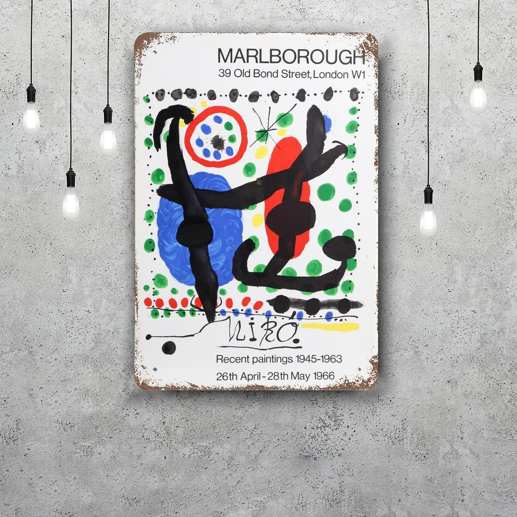 miro art Vintage Tin Sign Home Decor Wall Decor Art Wall Mural Room Decoration Decor Retro Metal Sign Plate Bar Posters