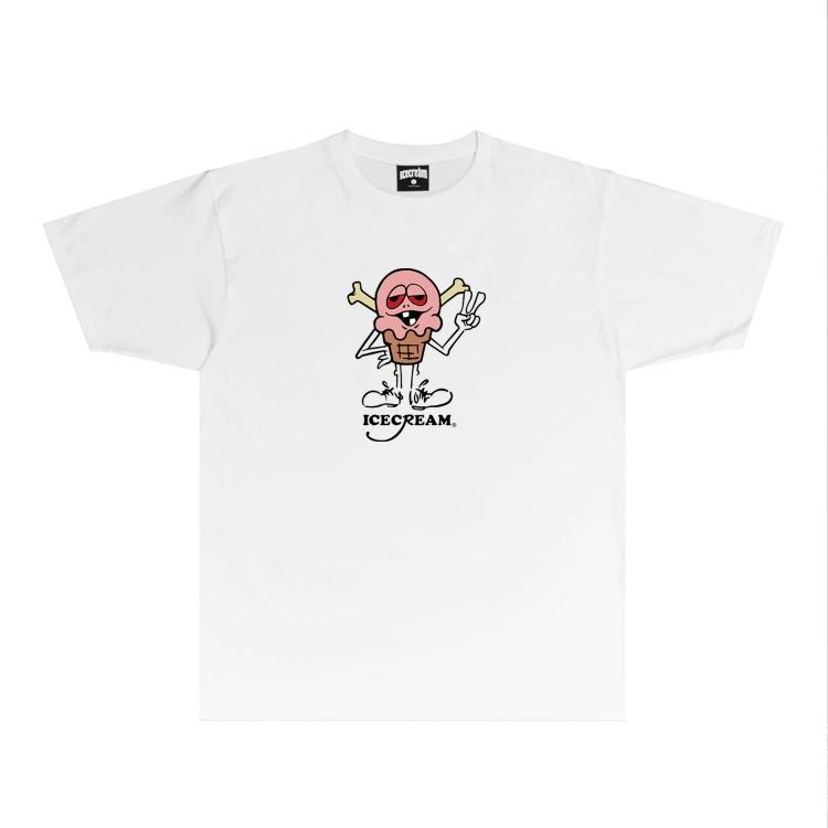 Flying Dog Ice Cream Classic Tengu Print T-Shirt 100% Cotton Shirt Casual Oversized Otter Lovers Trendy Fashion 2024