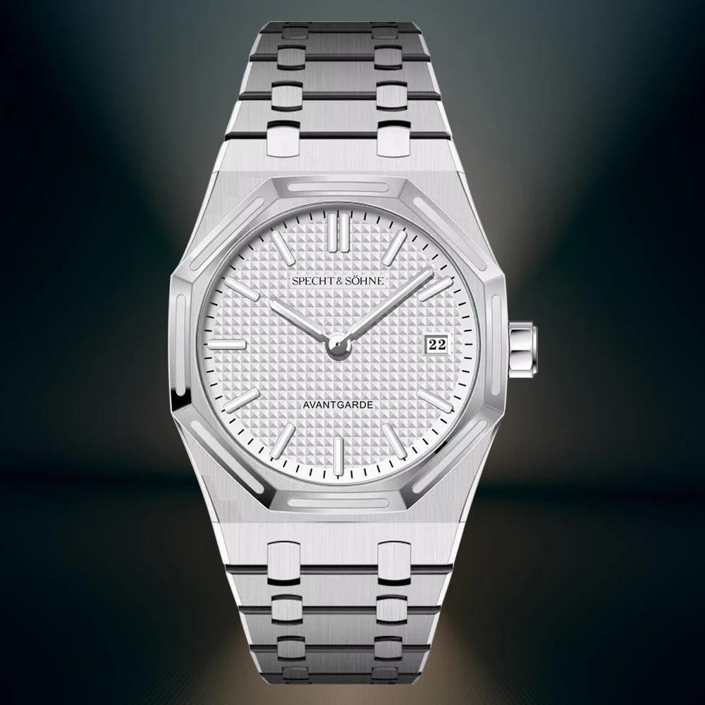Specht & Söhne 2025 New fashion Watch For Men Quartz Movt Sports Watches Octagon Stainless Steel Sapphire Crystal 50M Waterproof