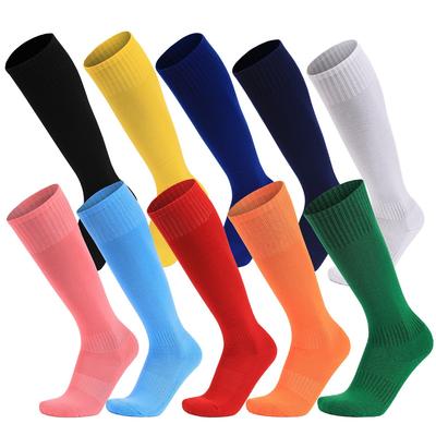 Cross-Border Professional Long-Tube Football Socks, Towel Bottom Adult Non-Slip Sweat-Absorbing Sports Socks Thickened Men'S  High-Tube Socks
