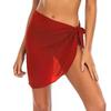 Women Chiffon Short Sarongs Cover Ups Skirt Without Bikini Beach Swimsuit Bathing Suit Wrap Skirt For Swimwear Summer Cover Ups