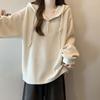 Style Oversized Hoodie With Polyester Fabric And Drawstring For Casual Office Wear