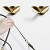 1PCS Leaf-Shaped Wall Hook: Stylish Zinc Alloy Hanger For Coats And Hats Leaf-Shaped Wall Hook: Stylish Zinc Alloy Hangers