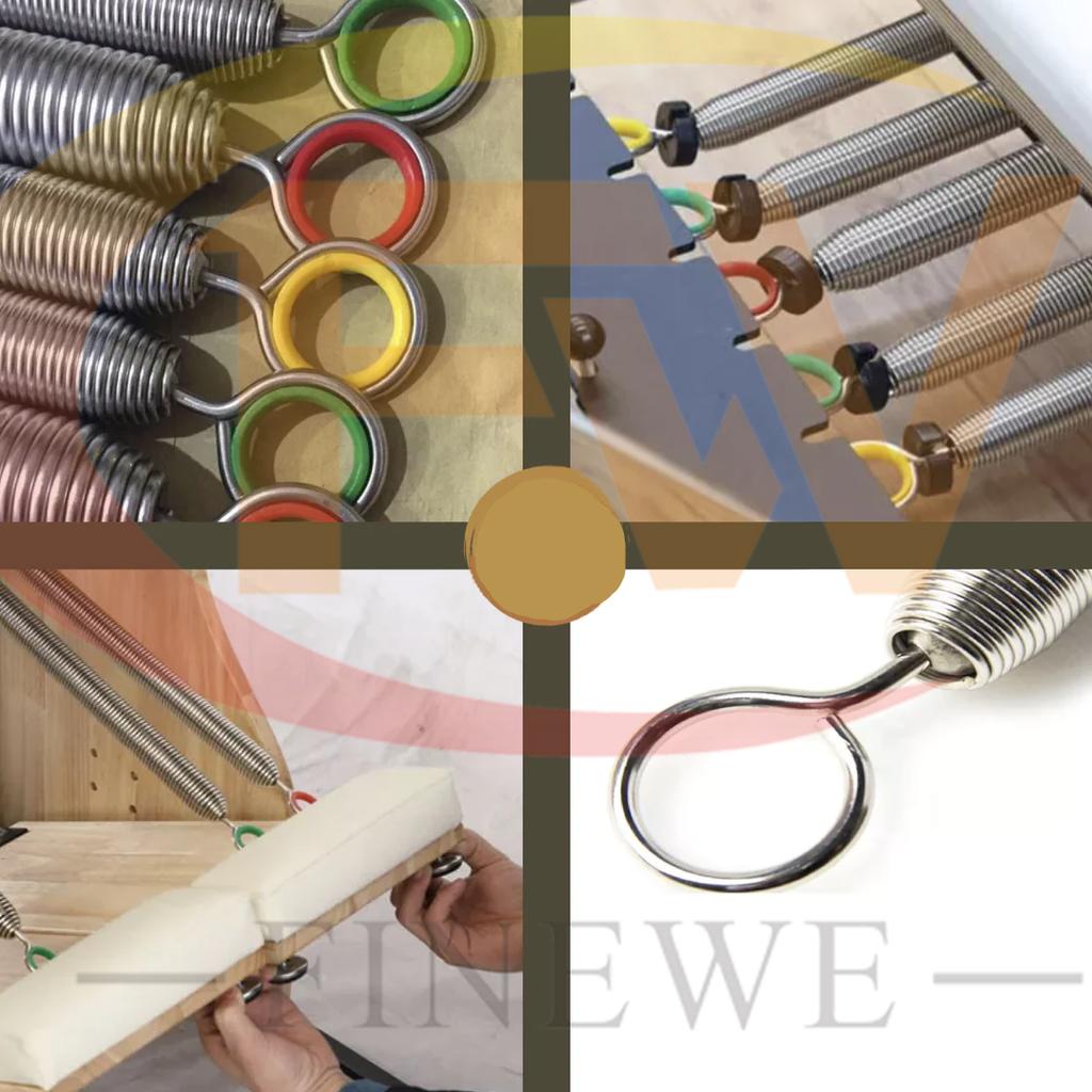 Yoga High Strength 5pcs Pilate Reformer Spring Equipment Accessories Tension Spring Pilate Core Bed Music Wire Springs