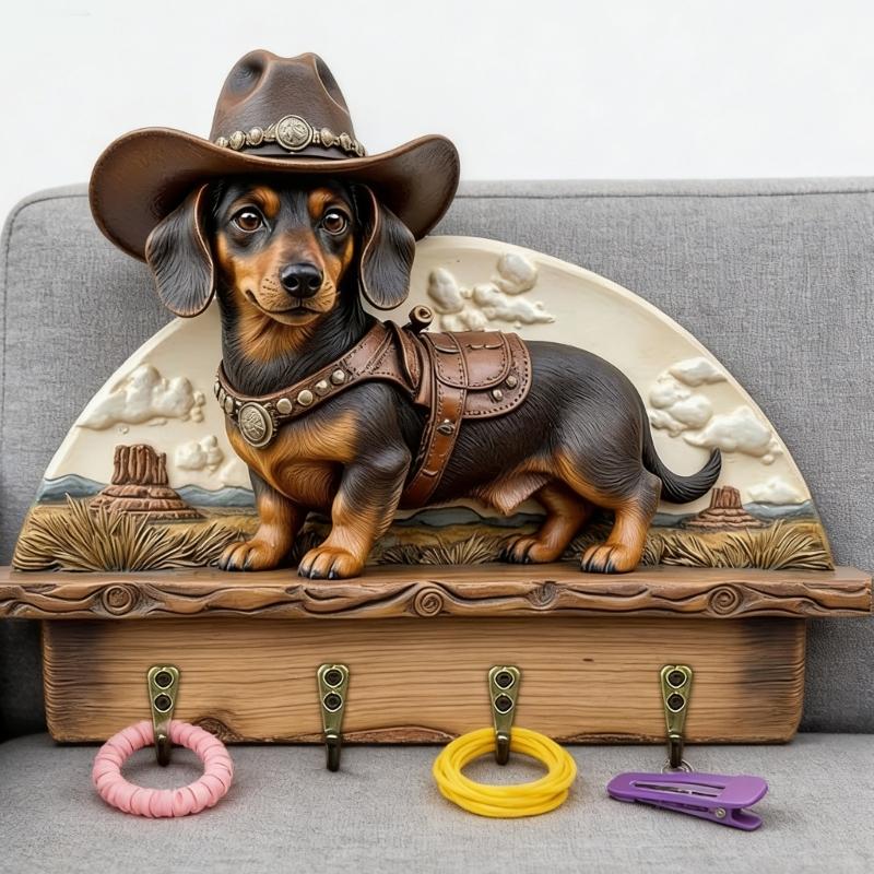 Wood Key Organizers Shelf Cottage Shape for Wall Mounting and Decorative Storage Living Space