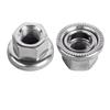 8PCS Steel Bike Wheel Axle Nuts Bike Wheel Hub Nut  Bicycle Wheel Axle Repair and Replacement