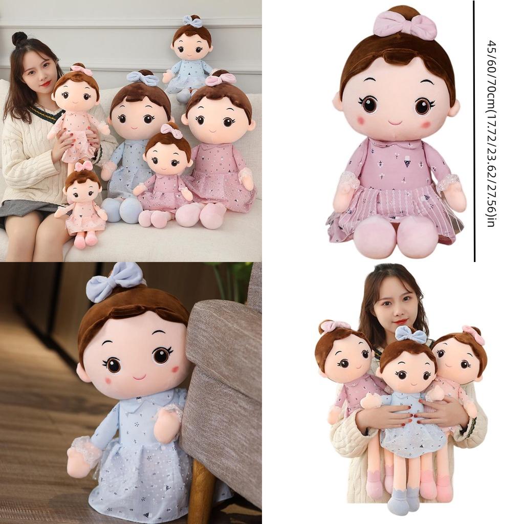 Plush Girl Doll With Cotton Filling For Kids Play And Collection