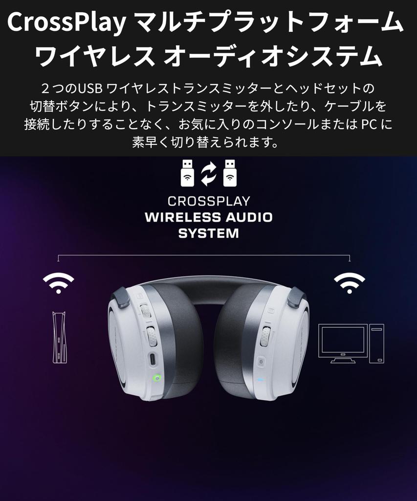 Turtle Beach Stealth 700 Gen 3 Gaming Dual Compatible with 60mm AI Noise Battery Life Warranty Headset, Multi-Platform, White, Wireless, Dongles,