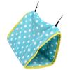 Bird Bed Foldable Portable Comfortable Flannel Triangular  Ing Bird Hammock with Hooks for Parrots Hamsters