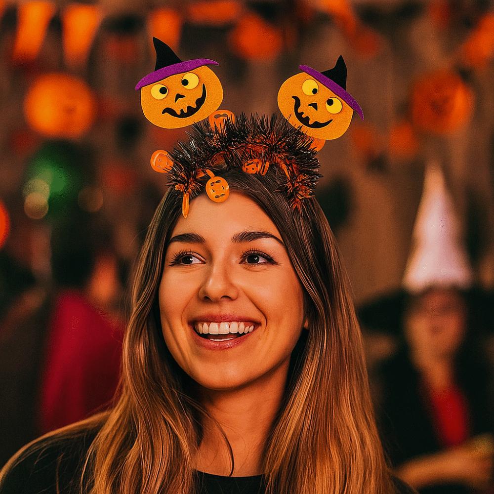 Bat Halloween Hair Hoop Ghost Festival Hair Accessories Cute Spider Headband  Women