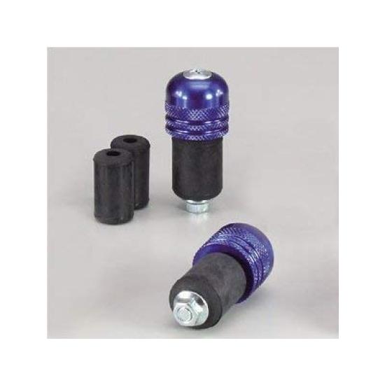 Hurricane Aluminum Side Cap P22 Knurled Blue HB0315BU Bar End синий