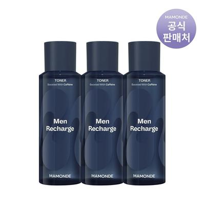 [Exclusive] NEW Men Recharging Toner 180ml 3-Pack