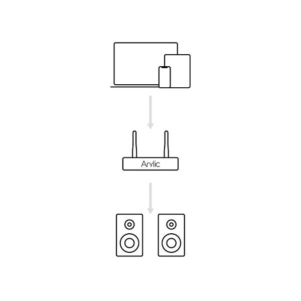 Arylic A30+ Wzmacniacz Strumieniowy Wi-Fi Multiroom