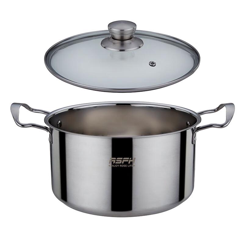 Lesfes RS2207 201 Stainless Steel Soup Pot