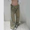 American Retro Gypsy Diamond Jeans Women's Summer New Design Sense Niche Spice Girl Loose Wide-leg Trousers