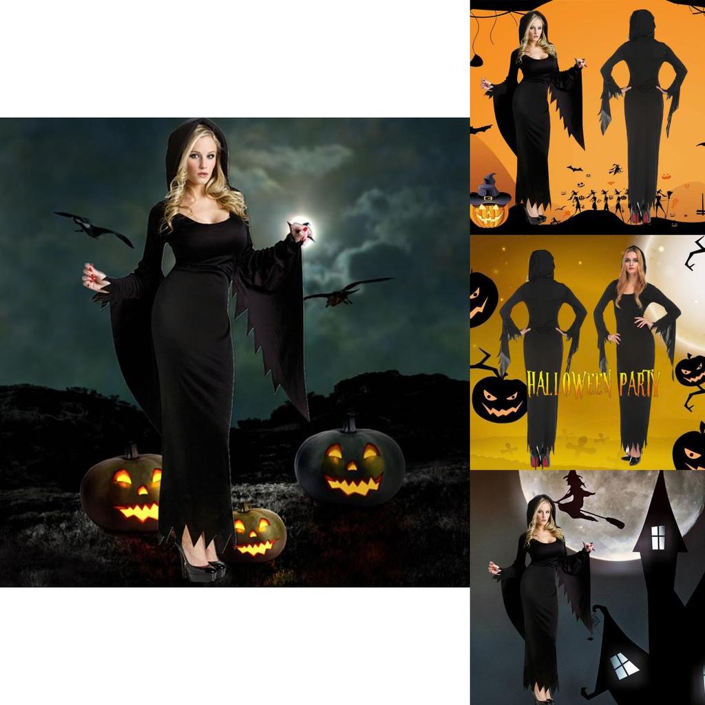 Ladies Vampire Witch Cosplay Costume For Halloween And Role Play