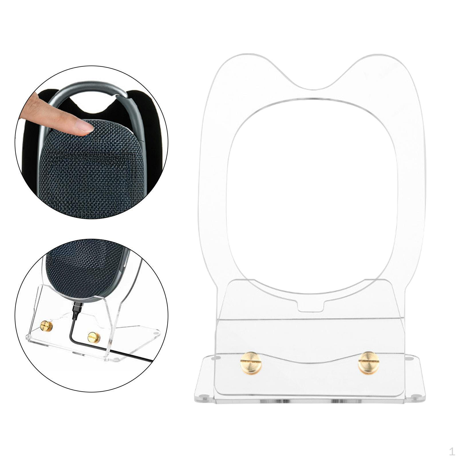 

Акриловая настольная подставка для колонок с противоскользящим основанием Transparent