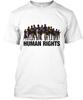 Human Rights 100% Cotton T-shirt Mens Tees Top Made In the USA T-Shirt Tee Top Unisex