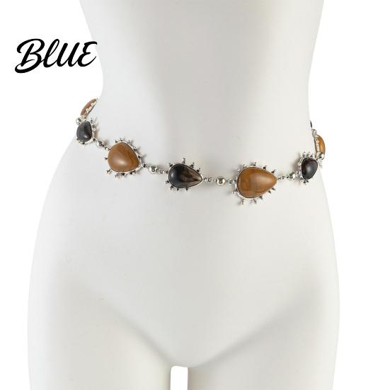Festival Waist Accessory Chain for Women Retro Ethnic Style Belt