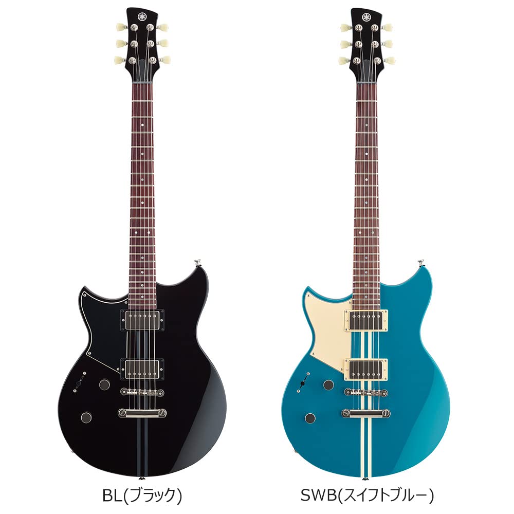 YAMAHA REVSTAR Element Series Electric Swift RSE20L SWB Guitar, Blue, Left-Handed,