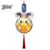 Cartoon Rabbit Lantern DIY Kit for Kids Mooncake Bunny Material Pattern Set Handmade Crafts Mid-Autumn Festival Celebration Easy Assembly