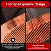 New Anti-Static Handcrafted Natural Peach Wood Hair Comb Head Massage Sandalwood Comb Hair Care Diy Styling Tool