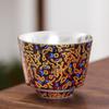 Chaxun Enamel Ceramic Gilded Silver Master Tea Cup