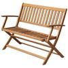 Day and Night - Day and Night Solid Acacia Wood Garden Bench 120 Cm