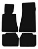 Tapetes de chão veludo preto BÁSICOS para: BMW 7 E32 sedan (1986-1994)