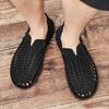 Summer Round Toe  Hollow - Out Beach Sandals Hand - Braided Breathable Flat Shoes Size 38 - 45 Comfortable Outdoor Men's Shoes