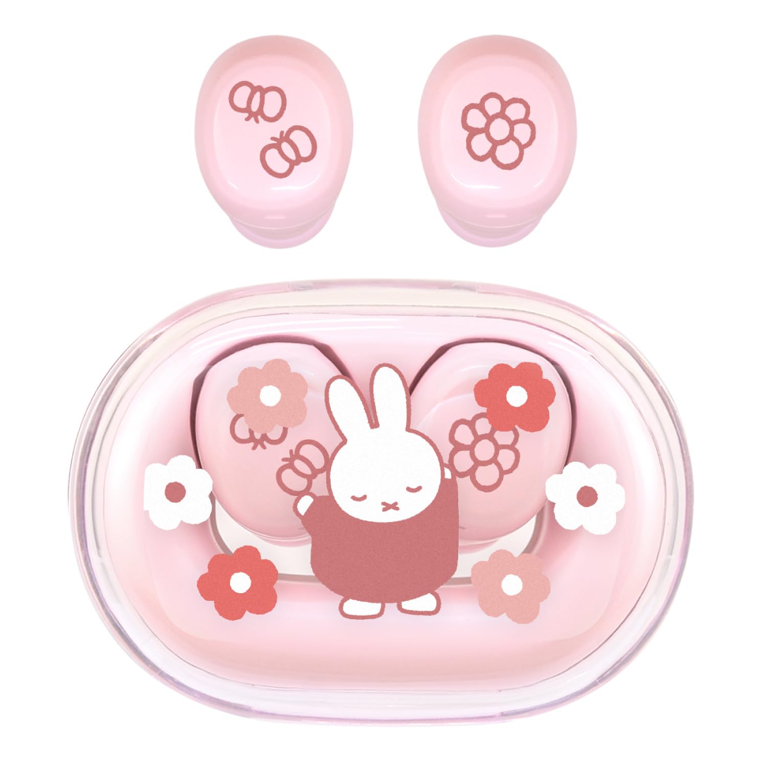 

Gourmandies Miffy Completely Wireless Stereo Earphones Flower MF-521PK