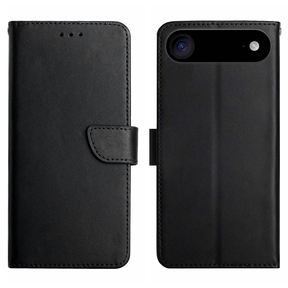 For iPhone 17 Air Case Genuine Cow Leather Phone Cover Nappa Texture