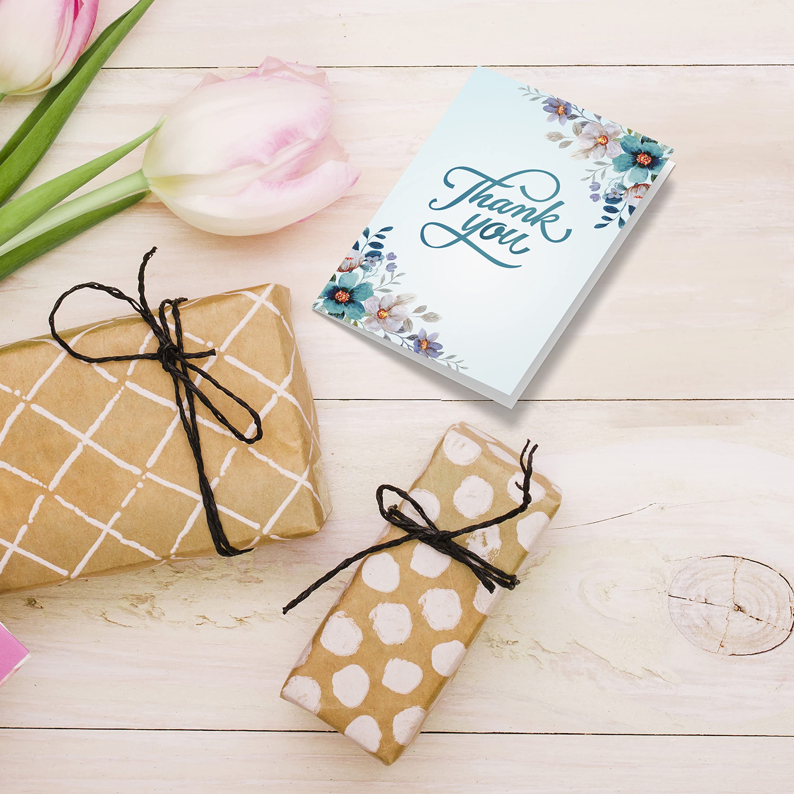 

Clickedin - 50 Pieces Mini Blank Thank You Note Cards for Greeting Buyers 32