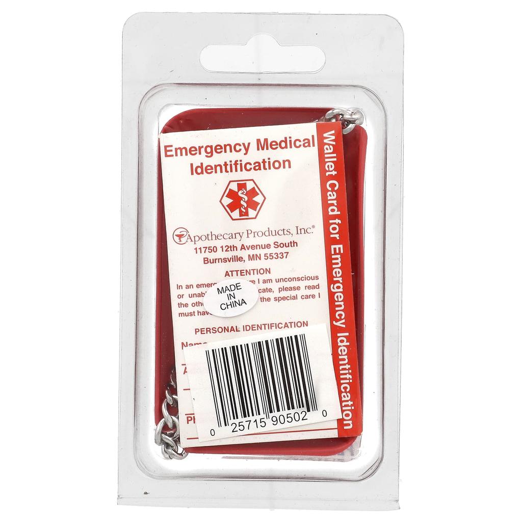 Emerge-Alert צמיד אלרגיה לפניצילין, 1 יחידה