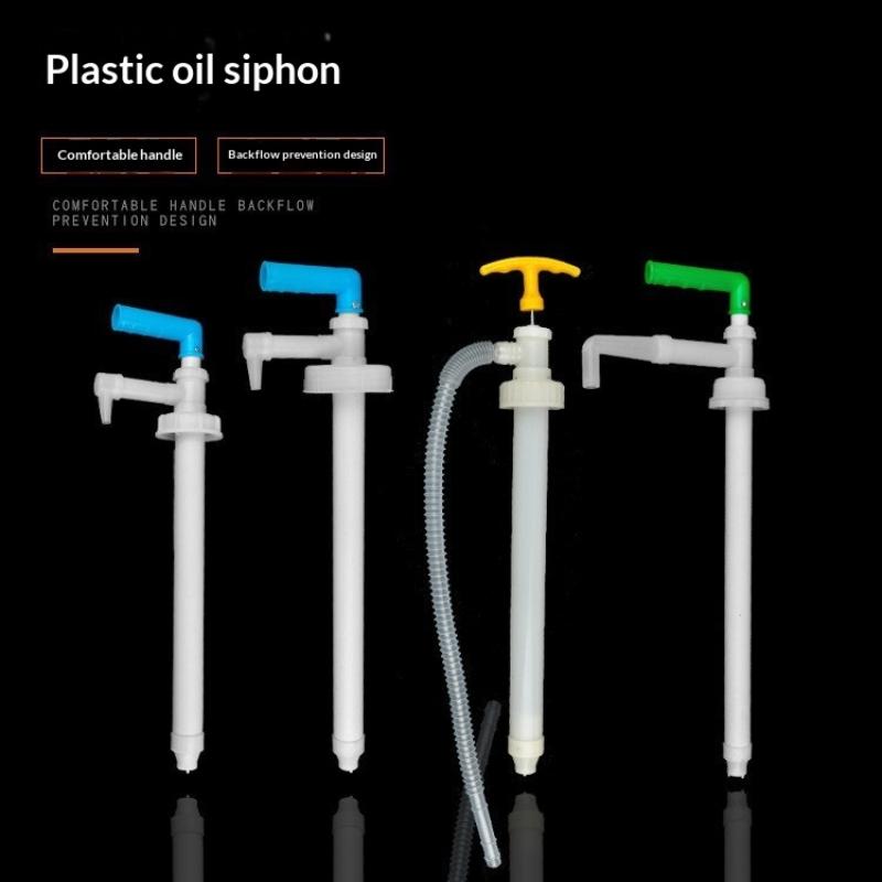 1Pcs Oil Well Press Pump Manual Liquid Transfer Pump Head Pipe Pumping Hand Fuel Pumps For Oil Drum Backflow Prevention Tools