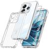 Case for Xiaomi Redmi Note 14 5G (not for 4G) TPU Shockproof Transparent + 2 Tempered Glass Screen Protectors