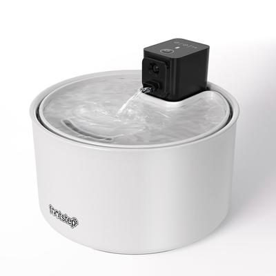 Footstep Automatic Pet Water Dispenser for Cats and Wireless Large 4000mAh Circulating Water Energy Quiet 3 Watering Activated Carbon Power Easy