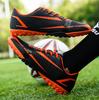 Men Football Boots Long Spikes High Ankle Soccer Shoes TF Outdoor Grass Cleats Soccer Boots Training Sport Football Shoes