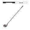 304 Stainless Steel 30cm Bar Spoon with Teardrop Handle and Three-Pronged End for Cocktails