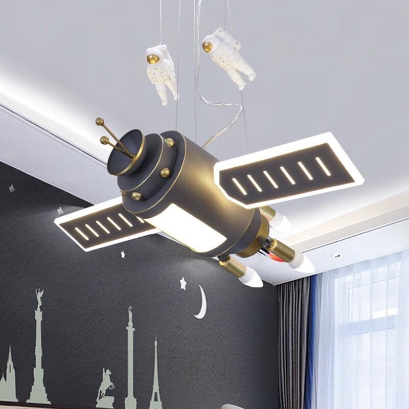 Kids' Cartoon Spacecraft Chandelier