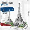 New York and Paris Landmark Building Blocks: Eiffel Tower & Titanic