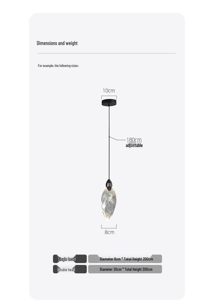 Modern Crystal Chandelier for Bedroom & Living Room - High-End Bedside Pendant Light