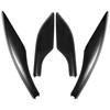 NEW-4PCS Black ABS Car Roof Luggage Rack Rail End Cover Shell Protector Fit For Toyota Fortuner 2004-2014