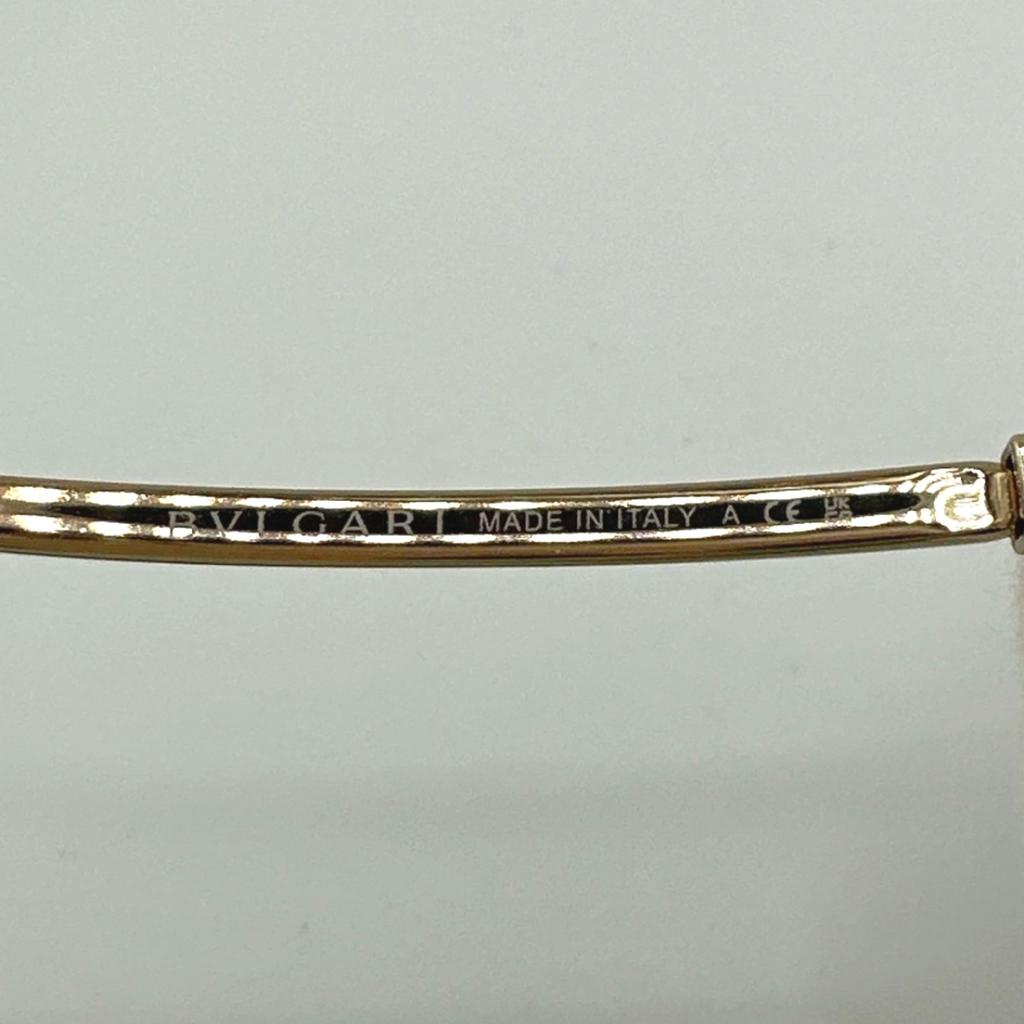 Bvlgari 57 20 2014/E2 Sunglasses Metal Brown Unisex BV6181B Used