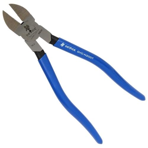 SK11 DEVICE Electrician's Thin-Blade Nippers, Flat Blade, DVC-N200T, Made in Japan, 200mm
