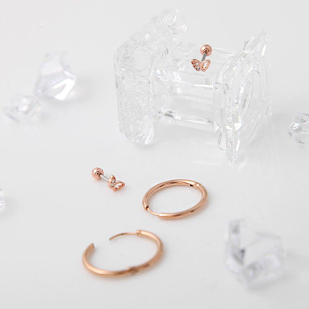 Petite Butterfly Piercing + Ring Piercing [Sold as a Pair]