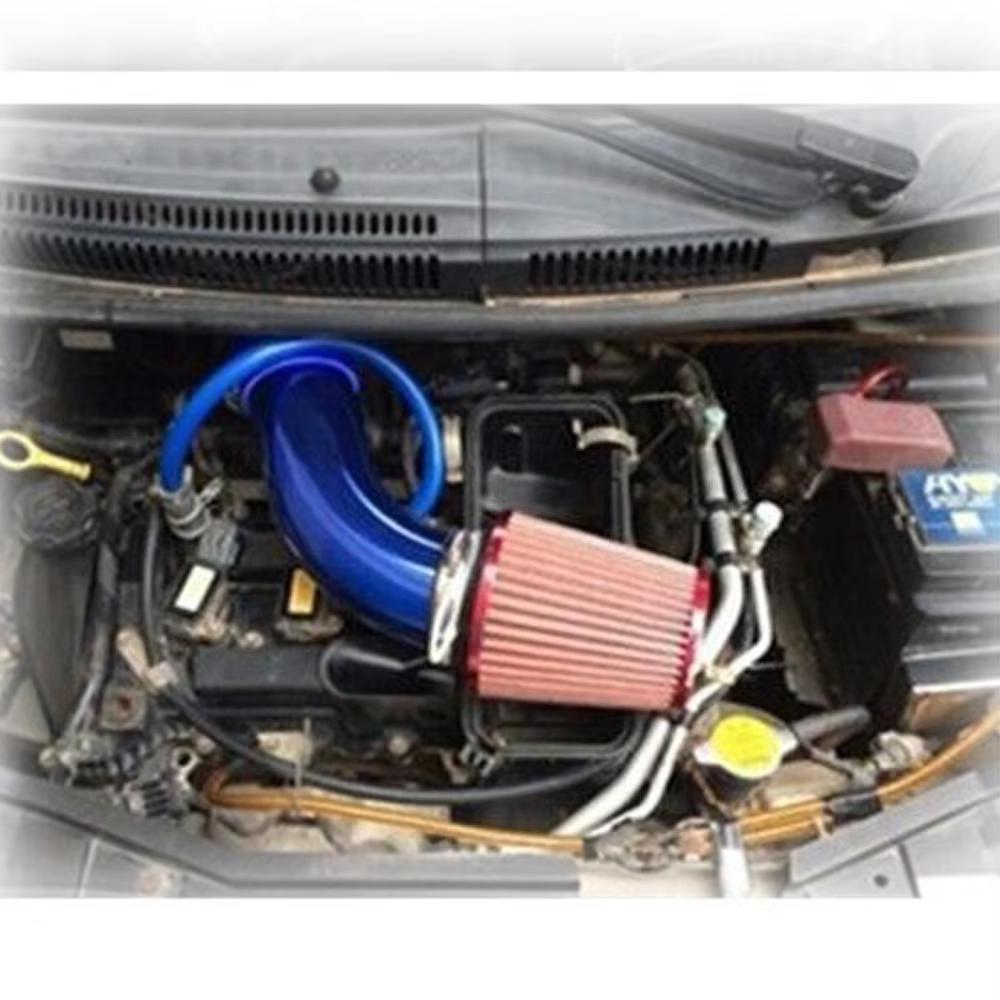 Cold Air Intake Pipe+3 Inch Universal 76mm Car Cold Air Intake Turbo Filter Aluminum Air Filter Induction Flow Hose Pipe Kit