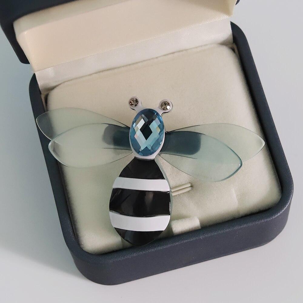 Blucome Markendesign Insektenserie Brosche Frauen Zarte Kleine Biene Broschen Handgefertigte Sicherheitsnadeln Aus Acryl Schmuck Geschenke Für Mädchen