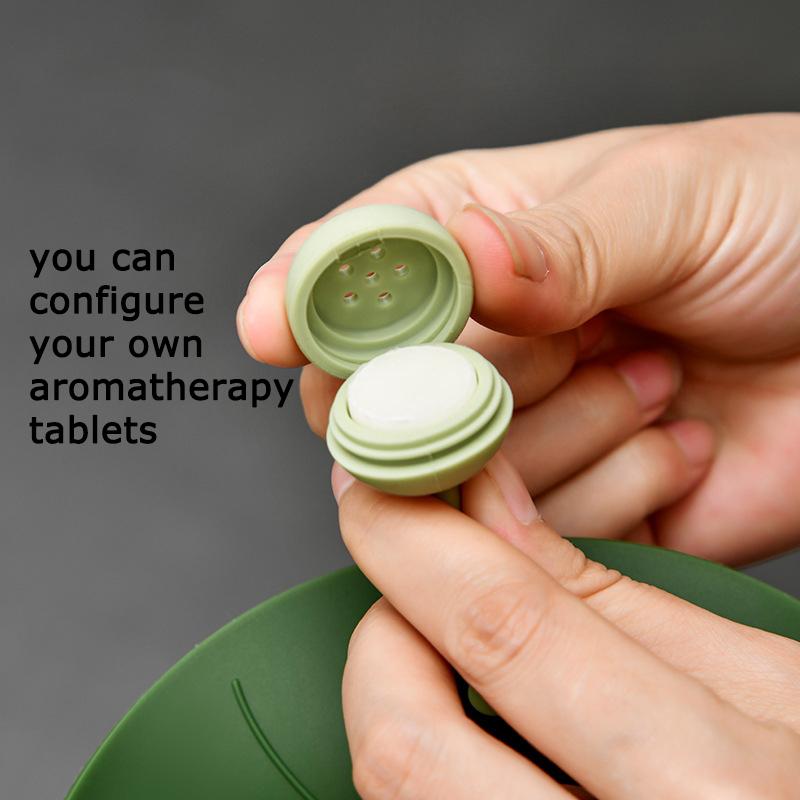 WTEMPO 1PC Green Lotus Leaf Shape Floor Drain Anti-odor Silicone Mat Sewer Anti-insect Plug Mat Bathroom Anti-odor Sealed Floor Drain Cover