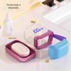 Travel Soap Box: Compact, Portable with Double-Layer Drainage and Advanced Sealing - Newcomer Discount 5 Yuan